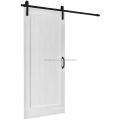 China Supplier Rustic Style Arrow Sliding Barn Door Slab With barn door hardware